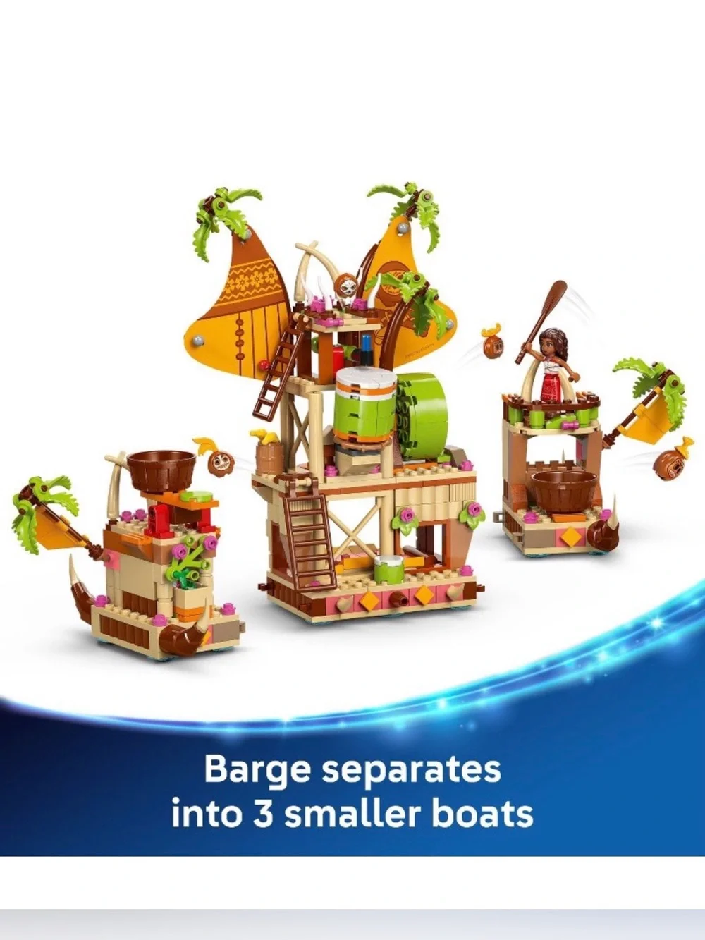 NIB Disney Moana 2 Kakamora Barge LEGOS set